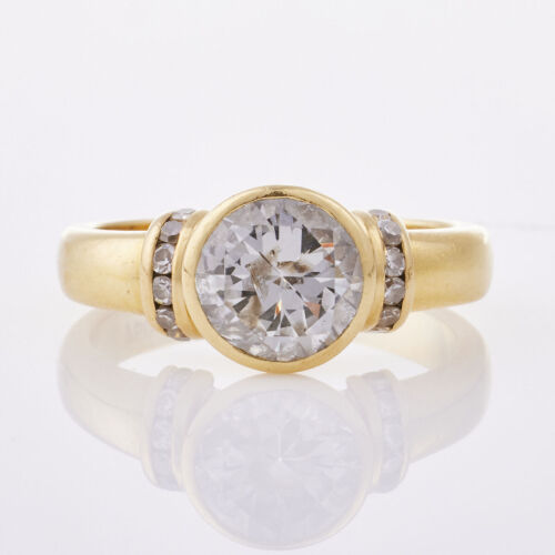 18ct Yellow Gold, Estate, 1.54ct Diamond Ring