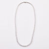 14ct White Gold, 10.16ct Graduating Diamond Tennis Necklace - 2