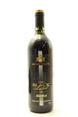 (1) 2001 McGuigan Black Label Merlot, Australia