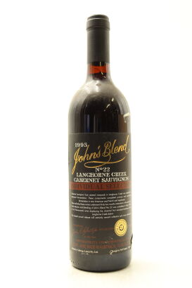 (1) 1995 John Glaetzer John's Blend Individual Selection Cabernet Sauvignon, Langhorne Creek