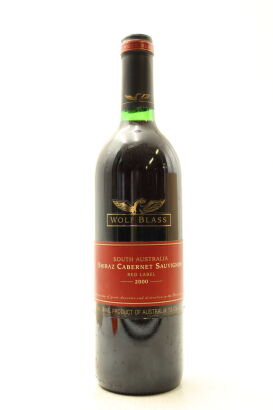 (1) 2000 Wolf Blass Red Label Shiraz - Cabernet Sauvignon, South Australia