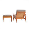 A Parker Lounge Chair and Ottoman - 4