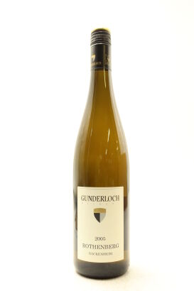(1) 2005 Gunderloch Nackenheimer Rothenberg Riesling Sp&auml;tlese * Trocken, Germany