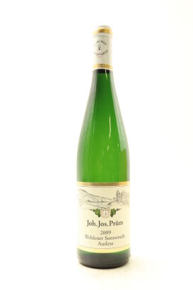 (1) 2009 Joh. Jos. Prum Wehlener Sonnenuhr Riesling Auslese, Mosel [JR18] [WS96]