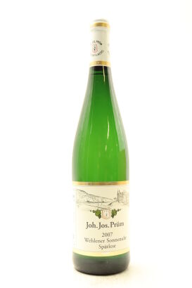 (1) 2007 Joh. Jos. Prum Wehlener Sonnenuhr Riesling Spatlese, Mosel
