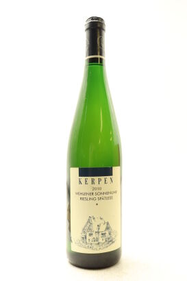 (1) 2010 Weingut Kerpen Wehlener Sonnenuhr Riesling Spatlese *, Mosel [JR17]