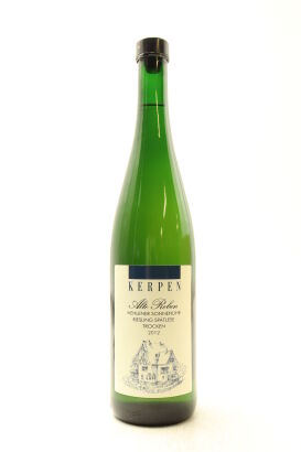 (1) 2012 Weingut Kerpen Wehlener Sonnenuhr Alte Reben Riesling Spatlese Trocken, Mosel [JR16.5] [BC95]
