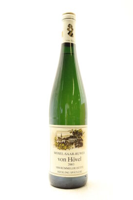 (1) 2003 Weingut von Hovel Oberemmeler Hutte Riesling Spatlese, Mosel [JR17]