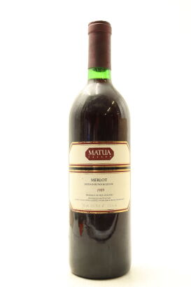(1) 1989 Matua Valley Dartmoor Merlot, Hawke's Bay