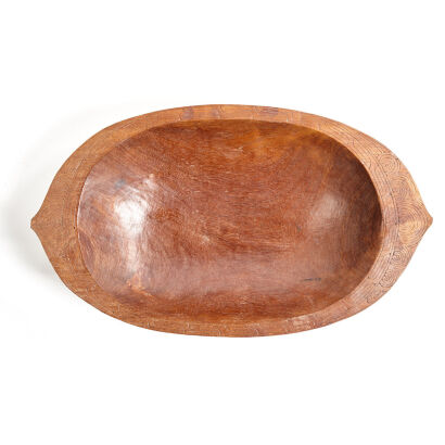 A Trobriand Islands Feast Bowl, Papua New Guinea