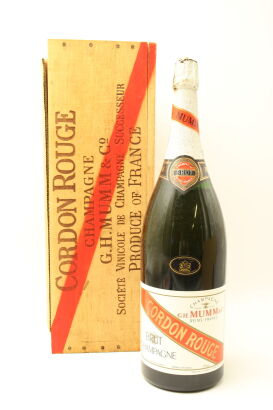 (1) NV G.H. Mumm Cordon Rouge Brut, Champagne, 3000ml (Old bottling) (OWC) (LMS)