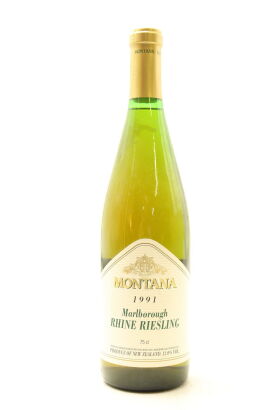(1) 1991 Brancott Estate 'Montana' Rhine Riesling, Marlborough