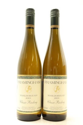 (2) 2001 Framingham Classic Riesling, Marlborough