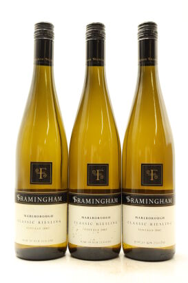 (3) 2007 Framingham Classic Riesling, Marlborough