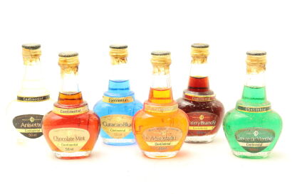 (1) Six Bottles of Continental Liqueur, Sold as One Lot