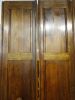 Two Pairs of Chestnut Pew Backs Shutters - 2