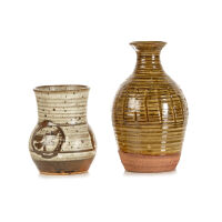 A Pair of Peter Stichbury Vases