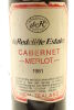 (1) 1981 De Redcliffe Estates Mangatawhiri Cabernet Merlot, New Zealand (MS) - 3