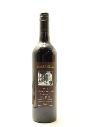 (1) 2015 Warrabilla Limited Release Parolas Durif, North East Victoria