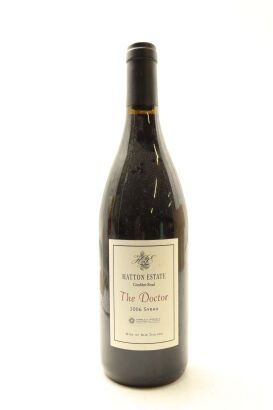 (1) 2006 Hatton Estate The Doctor Syrah, Gimblett Gravels