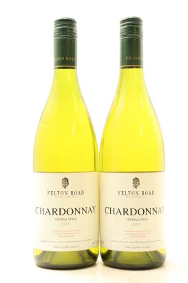 (2) 2005 Felton Road Bannockburn Chardonnay, Central Otago