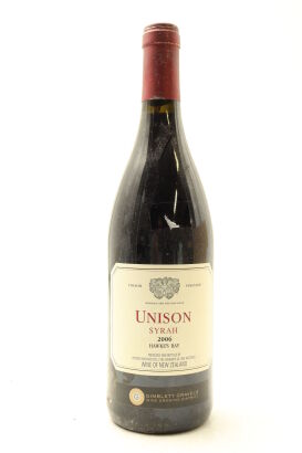 (1) 2006 Unison Vineyard Syrah, Gimblett Gravels