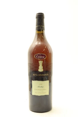 (1) 1999 McCashin's Riesling, New Zealand