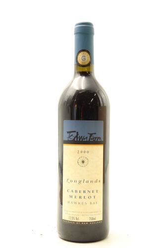 (1) 2000 Te Awa Farm Longlands Cabernet - Merlot, Hawke's Bay