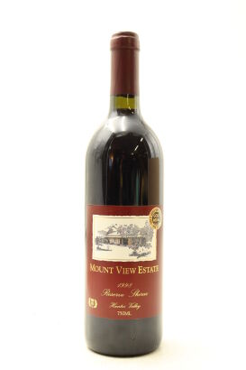 (1) 1998 Mount View Estate Reserve Shiraz, Hunter Valley