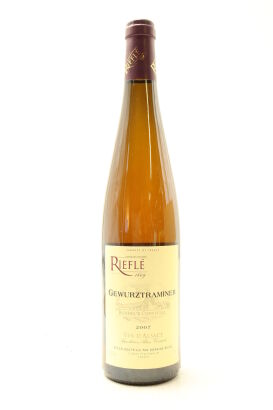 (1) 2007 Domaine Riefle Gewurztraminer Bonheur Convivial, Alsace