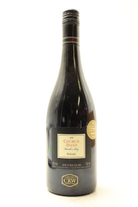 (1) 2009 Church Road Syrah, Hawke's Bay