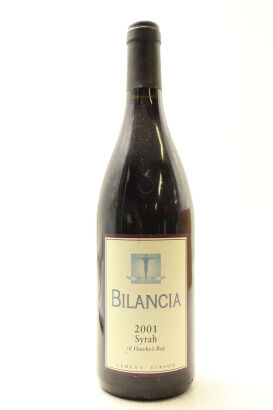 (1) 2001 Bilancia Syrah, Hawke's Bay