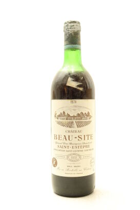 (1) 1974 Chateau Beau-Site, Saint-Estephe (MS)