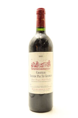 (1) 2003 Chateau Tour du Pas Saint Georges, Saint-Georges-Saint-Emilion