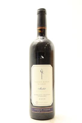 (1) 2002 Craggy Range Merlot, Gimblett Gravels