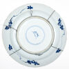 A Chinese Early 18th Century Blue-and-white Dish with flower pattern (Qing Dynasty Kangxi Mark) - 2