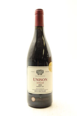 (1) 2004 Unison Vineyard Syrah, Gimblett Gravels