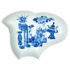 A Mid-Qing Dynasty Blue-and-white Boguwen-style Plate