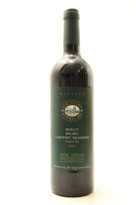 (1) 1999 Esk Valley Winemakers Reserve Merlot Cabernet Sauvignon Cabernet Franc, Gimblett Gravels