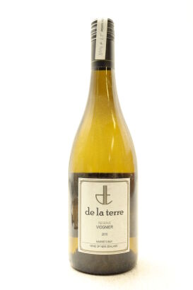 (1) 2015 De La Terre Winery Reserve Viognier, Hawke's Bay