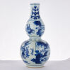 A Chinese Ming Dynasty Style Blue-and-white Porcelain Ground Vase - 3