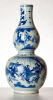 A Chinese Ming Dynasty Style Blue-and-white Porcelain Ground Vase - 5