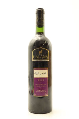 (1) 2003 Halana Syrah, Beni M'Tir, Morocco