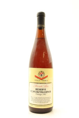 (1) 1982 Villa Maria Private Bin Reserve Gewurztraminer, New Zealand