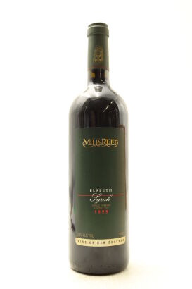 (1) 1999 Mills Reef Elspeth Syrah, Gimblett Gravels