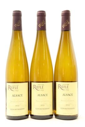 (3) 2012 Domaine Riefle Gewurztraminer Bonheur Convivial, Alsace