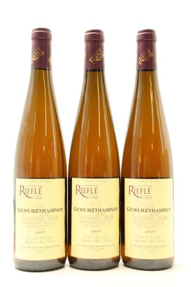 (3) 2007 Domaine Riefle Gewurztraminer Bonheur Convivial, Alsace