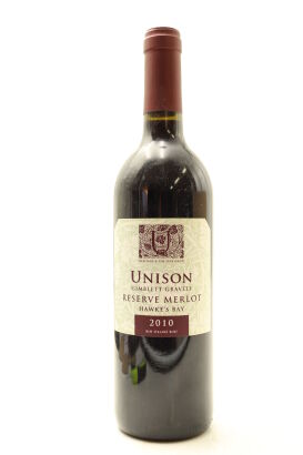 (1) 2010 Unison Vineyard Reserve Merlot, Gimblett Gravels