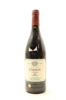 (1) 2006 Unison Vineyard Syrah, Gimblett Gravels