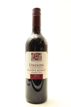 (1) 2010 Unison Vineyard Reserve Merlot, Gimblett Gravels